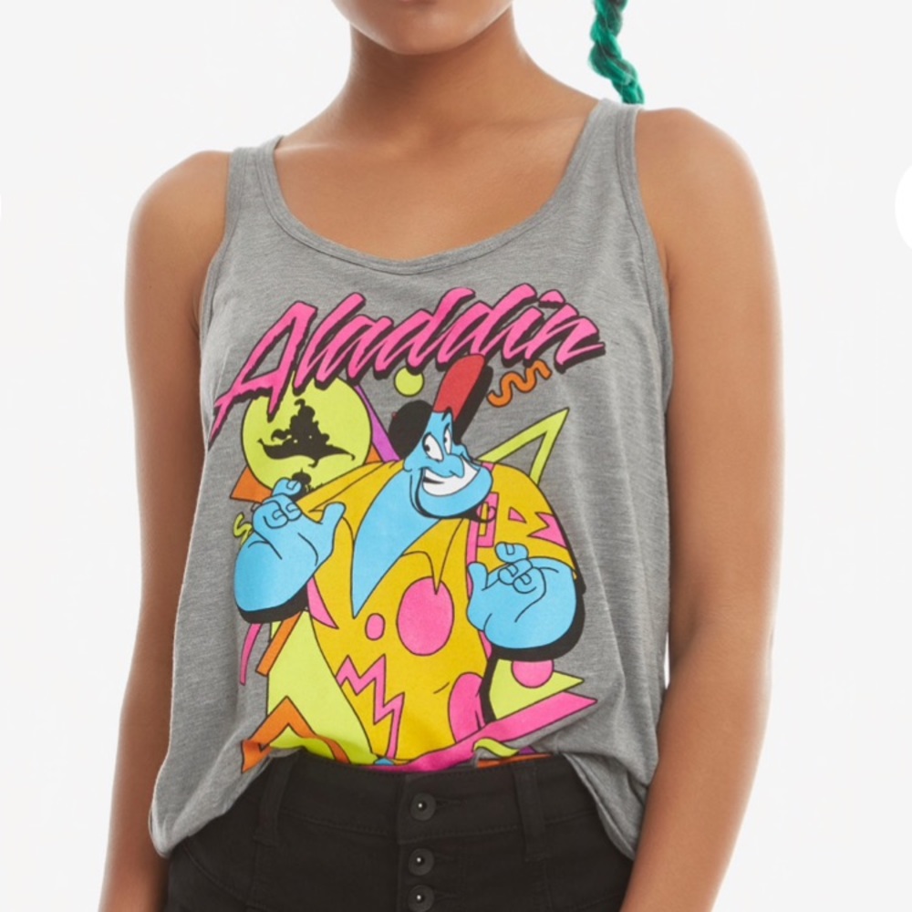 Disney Aladdin 90s theme tank top